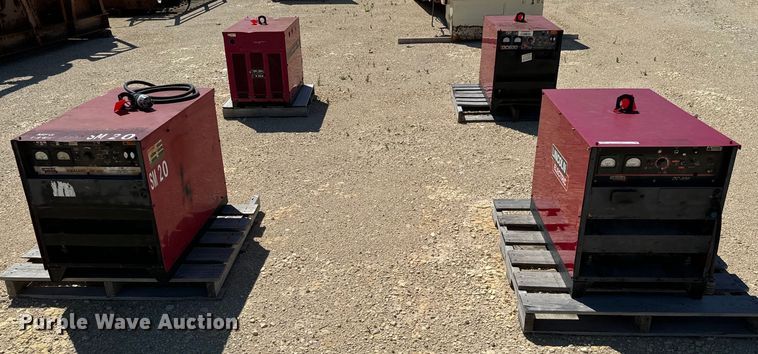 image for item LF9991 (4) Lincoln Electric DC600 welders