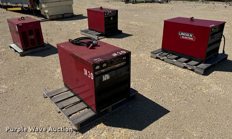 image for item LF9991 (4) Lincoln Electric DC600 welders