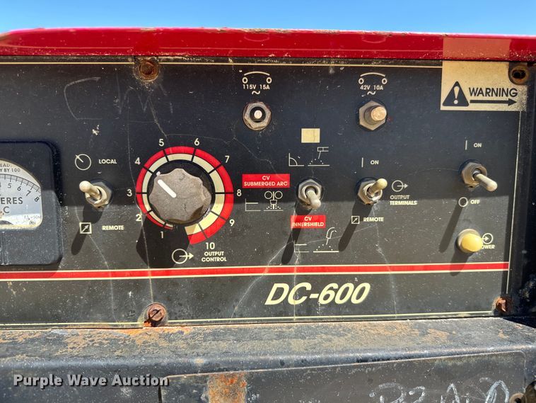 image for item LF9991 (4) Lincoln Electric DC600 welders