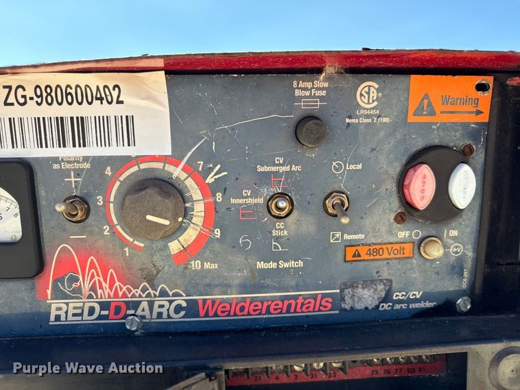 image for item LF9991 (4) Lincoln Electric DC600 welders