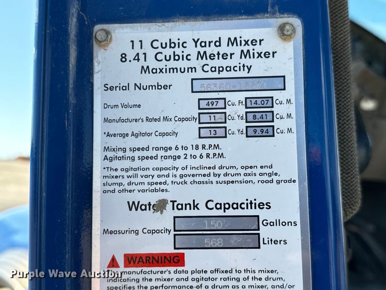 image for item LG9000 2000 Sterling L-Line ready mix truck