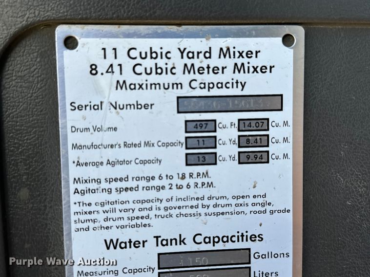 image for item LG9001 2000 Sterling  L-Line ready mix truck