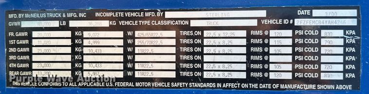 image for item LG9001 2000 Sterling  L-Line ready mix truck