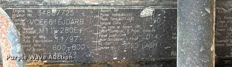 image for item LG9002 1998 Ford LTA9000 ready mix truck