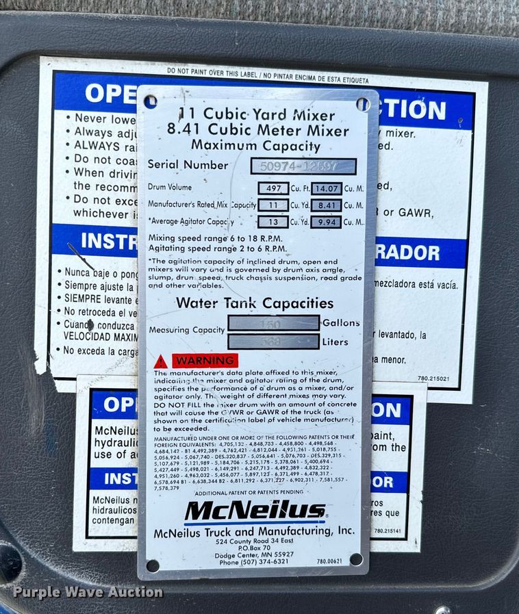 image for item LG9003 1999 Sterling L-Line ready mix truck