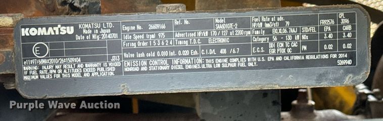 image for item LG9004 2015 Komatsu D61EXI-23 dozer