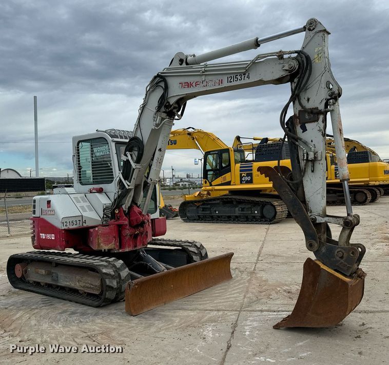 image for item LG9006 2011 Takeuchi TB180 FR mini excavator