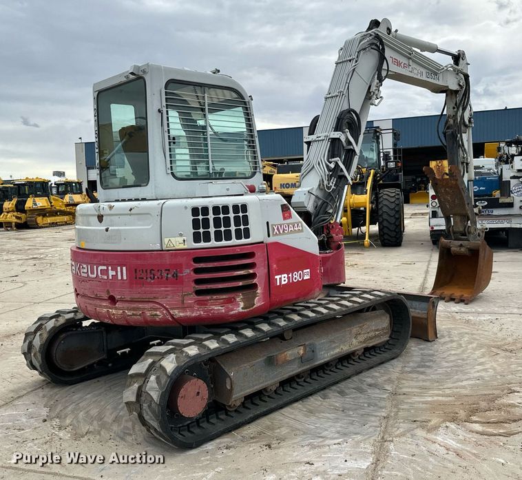 image for item LG9006 2011 Takeuchi TB180 FR mini excavator