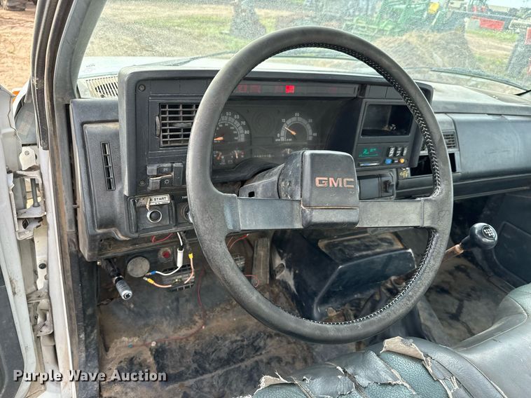 image for item LG9013 1991 GMC TopKick C6500 crane truck