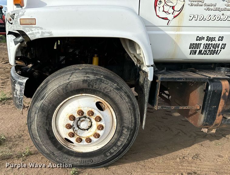 image for item LG9013 1991 GMC TopKick C6500 crane truck