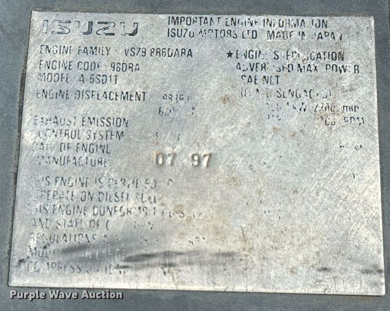 image for item LG9024 1997 Hitachi EX300LC-30 excavator