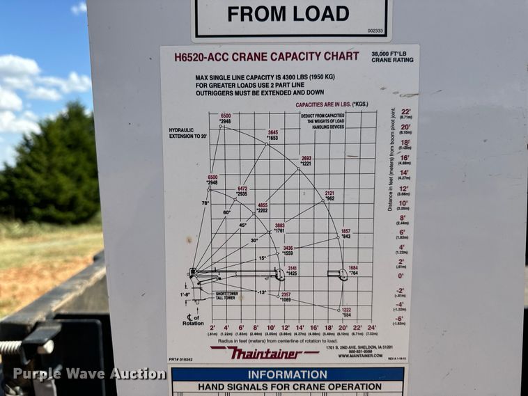 image for item MV9052 2015 Ford F550 Super Duty XL utility / service truck