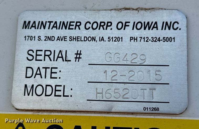 image for item MV9052 2015 Ford F550 Super Duty XL utility / service truck