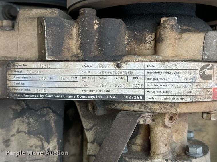 image for item MV9126 1984 Ford 9000 dump truck