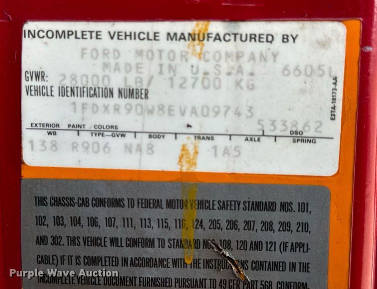 image for item MV9126 1984 Ford 9000 dump truck