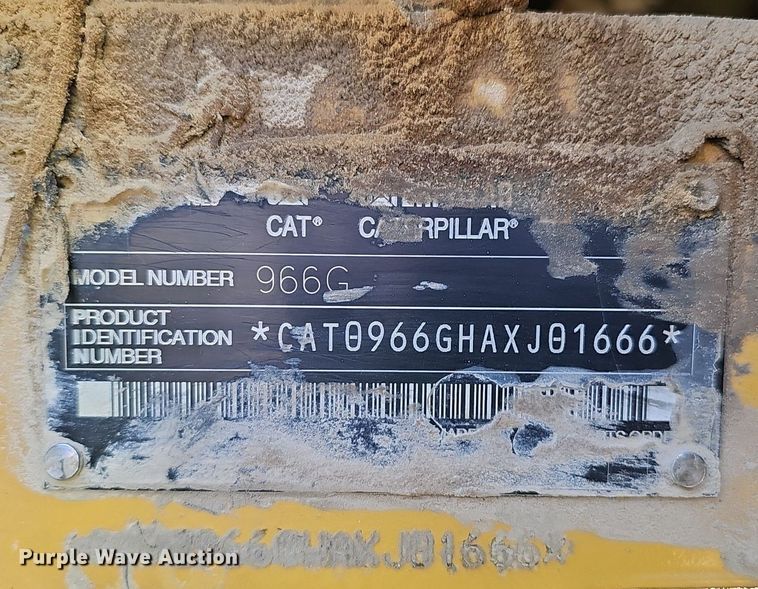 image for item NX9071 2004 Caterpillar 966G wheel loader