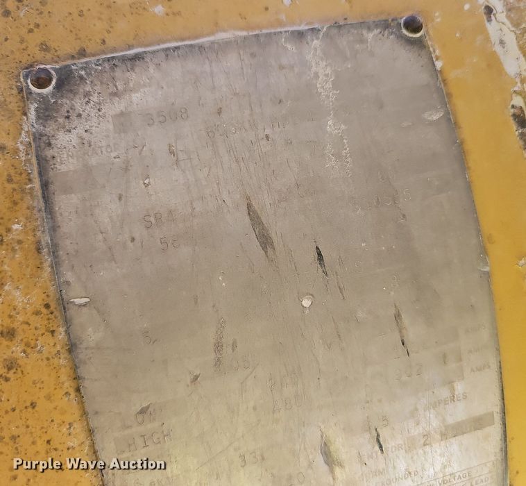 image for item NX9074 Caterpillar SR-4 generator