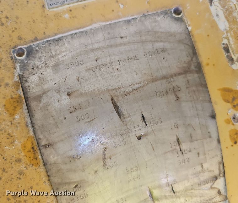 image for item NX9074 Caterpillar SR-4 generator