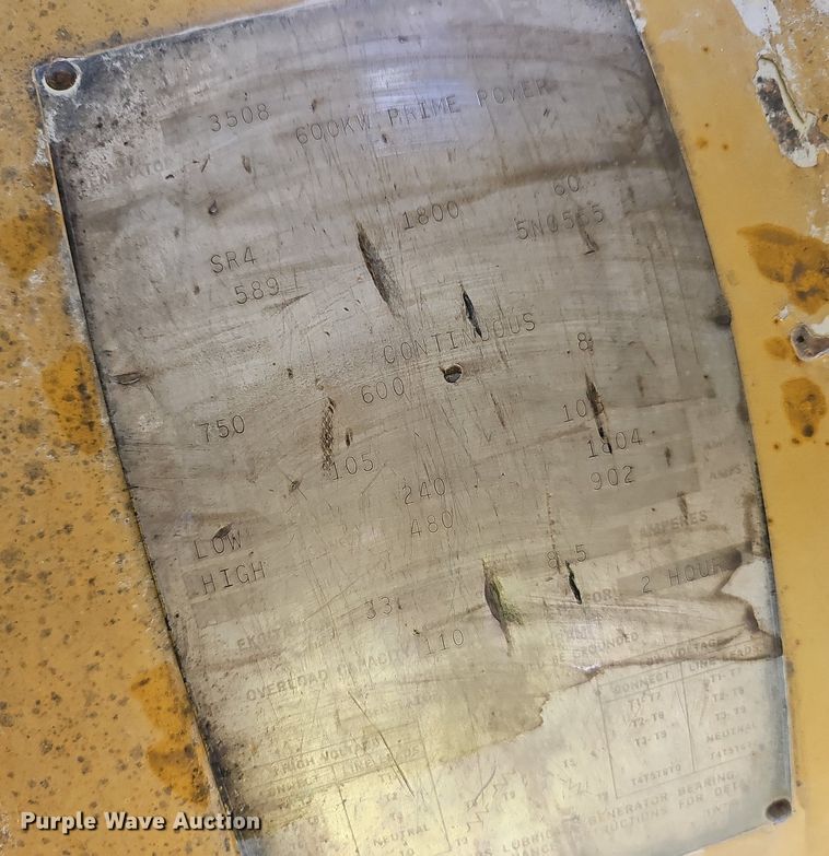 image for item NX9074 Caterpillar SR-4 generator