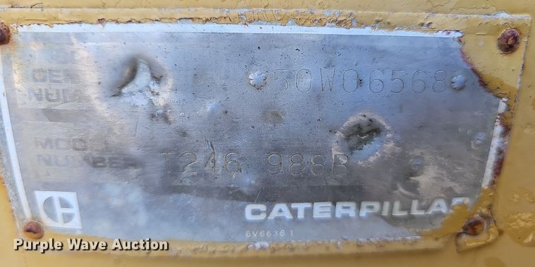 image for item NX9075 1983 Caterpillar 988B wheel loader