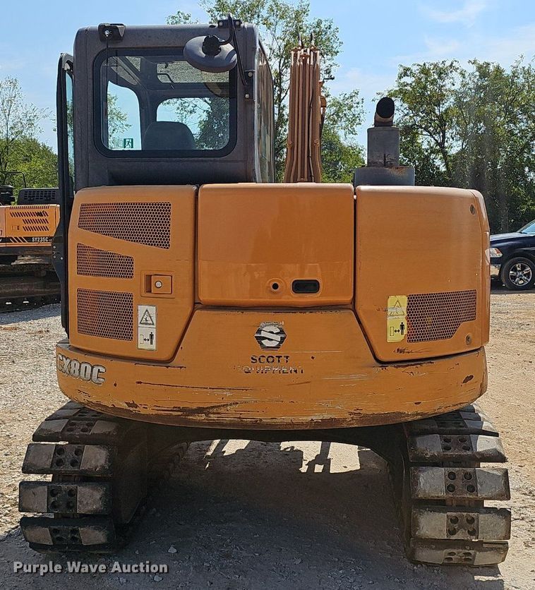 image for item NX9134 2015 Case CX80C mini excavator