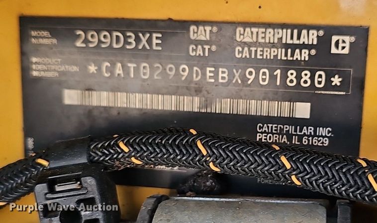 image for item NX9143 2020 Caterpillar  299D3XE tracked skid steer loader