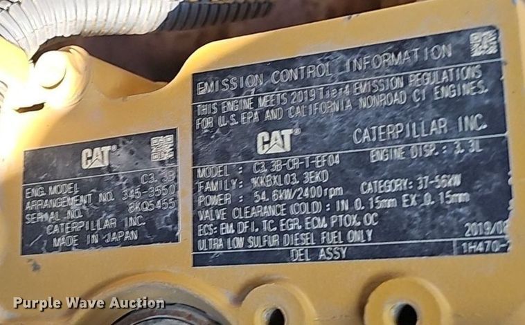 image for item NX9144 2019 Caterpillar  289D3 tracked skid steer loader