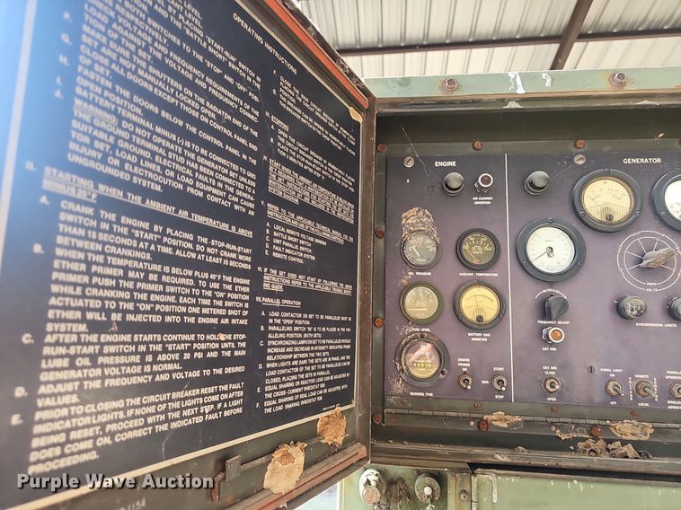 image for item NX9208 1978 Fermont MEP006A generator