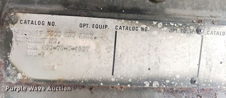 image for item NX9208 1978 Fermont MEP006A generator