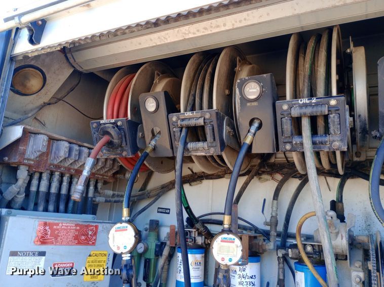 image for item NY9468 2008 Ford F650 Super Duty Crew Cab fuel/ lube truck