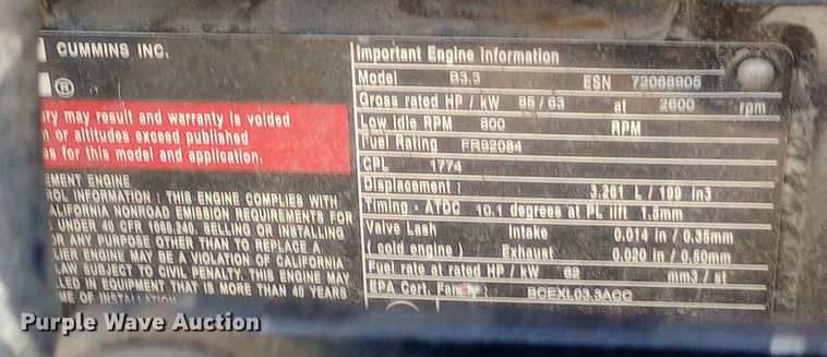 image for item NY9516 2011 Ditch Witch JT2020 Mach 1 directional boring unit