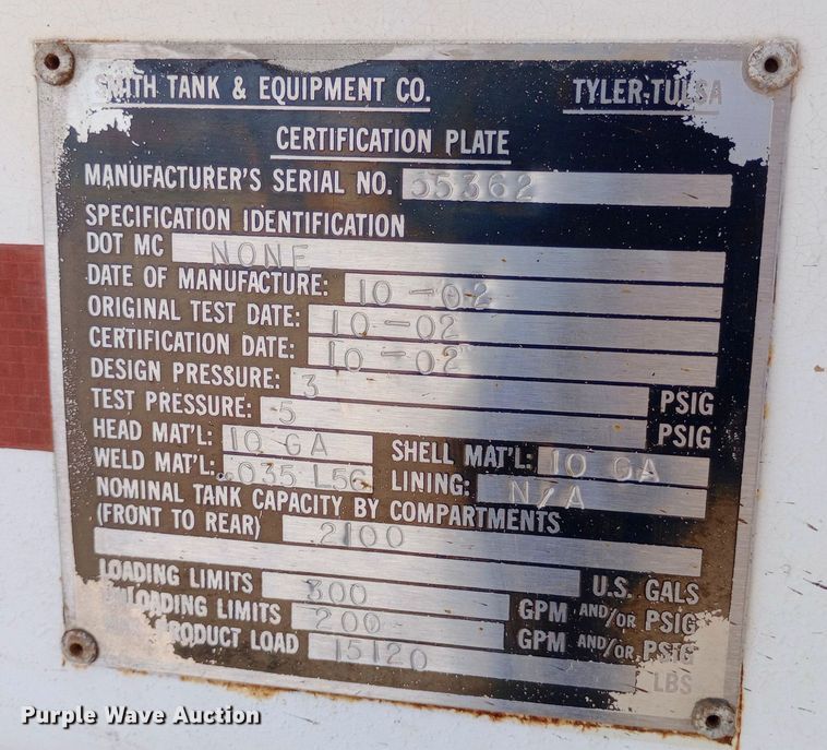 image for item NY9517 2009 Kenworth T370 fuel truck