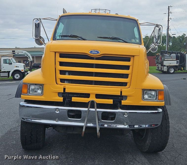 image for item OJ9812 1997 Ford Louisville  sewer jetter truck