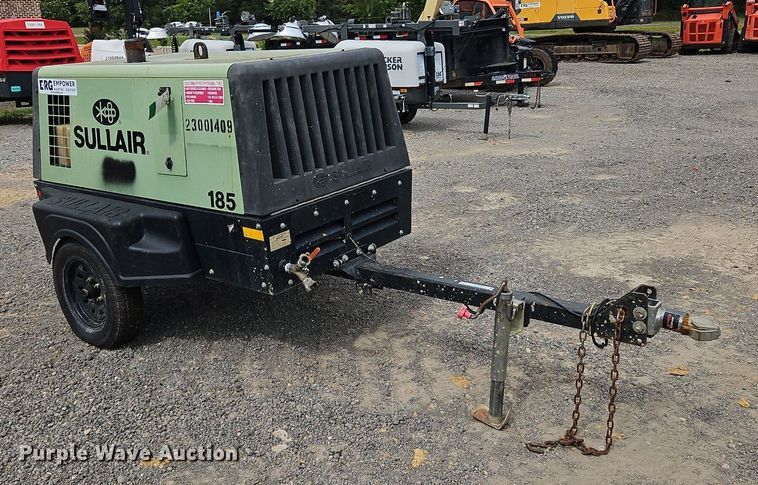 image for item OJ9845 2017 Sullair 185D air compressor