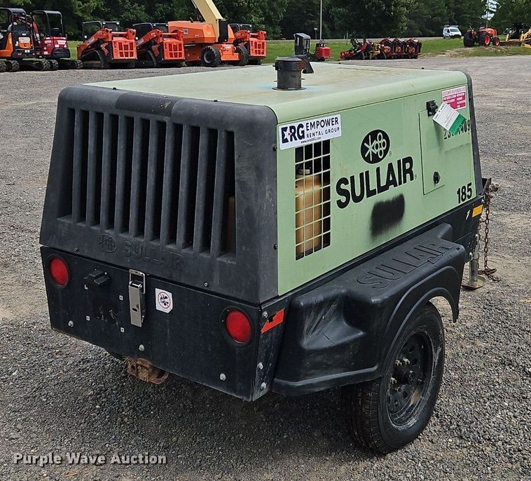 image for item OJ9845 2017 Sullair 185D air compressor