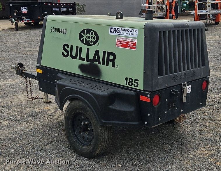 image for item OJ9845 2017 Sullair 185D air compressor