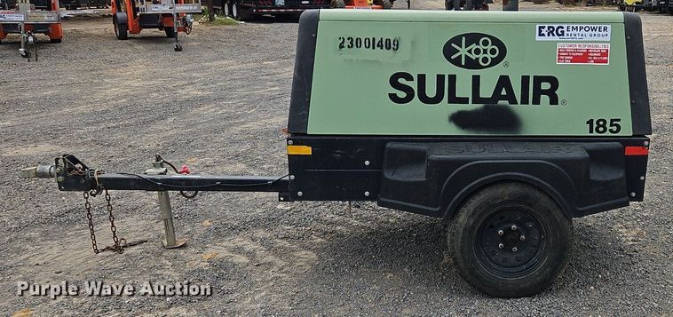 image for item OJ9845 2017 Sullair 185D air compressor
