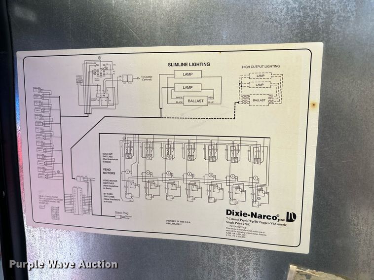 image for item DD3222 Dixie Narco DN276EV4 vending machine 