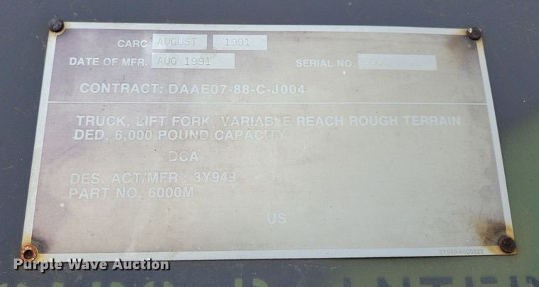 image for item DN3518 1991 Skytrak telehandler