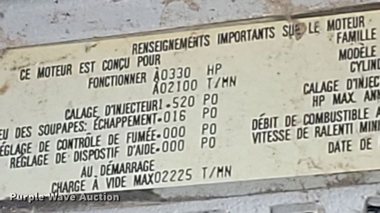 image for item DN3526 1992 Oshkosh HB2518-MP3 snowblower truck