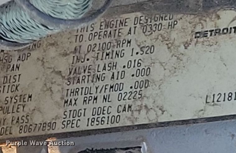 image for item DN3526 1992 Oshkosh HB2518-MP3 snowblower truck