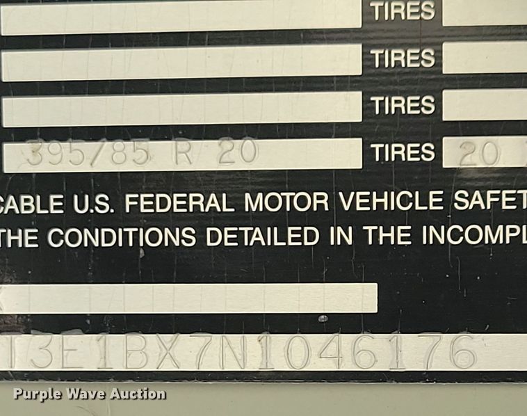 image for item DN3526 1992 Oshkosh HB2518-MP3 snowblower truck