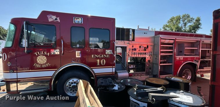 image for item DO7471 2007 Spartan Gladiator Classic pumper fire truck