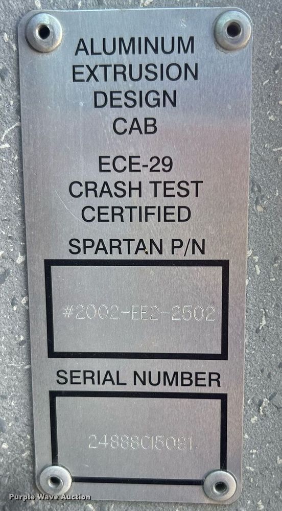 image for item DO7471 2007 Spartan Gladiator Classic pumper fire truck