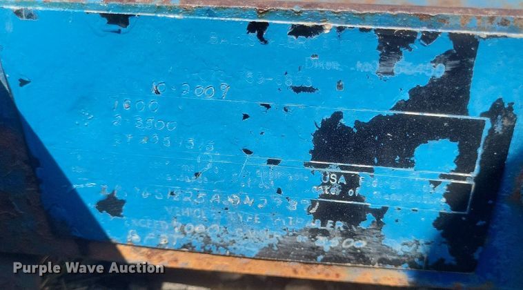 image for item DQ3626 2010 Bales Utility trailer