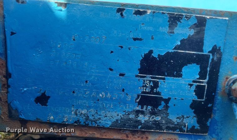 image for item DQ3626 2010 Bales Utility trailer