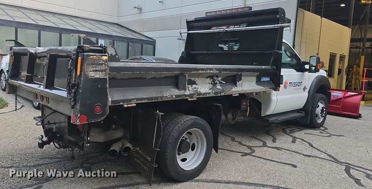 image for item DQ4551 2015 Ford F550 Super Duty XL dump truck
