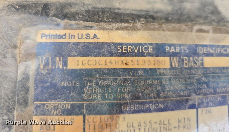 image for item DQ4563 1984 Chevrolet Scottsdale 10 pickup truck