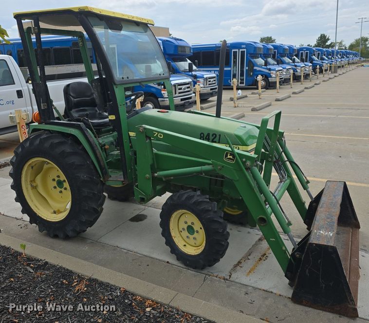 image for item DQ4574 2001 John Deere  790 MFWD tractor