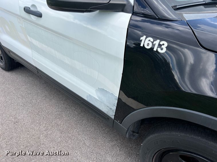image for item DS3125 2016 Ford Explorer Police Interceptor SUV